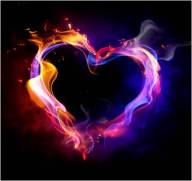 Purple Energy Heart